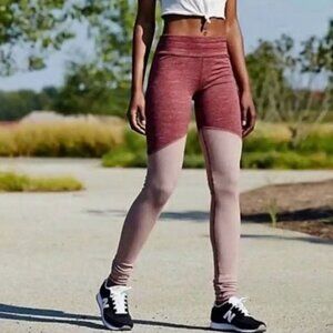Free People FP Movement Ankle Leggings Pink Size Small EUC